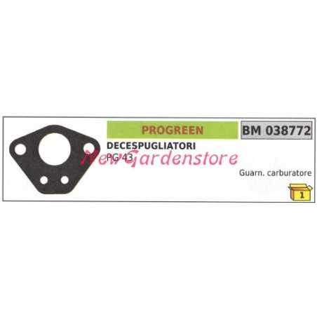 Dichtung Vergaser PROGREEN Freischneider PG 43 038772 | NewgardenParts.com