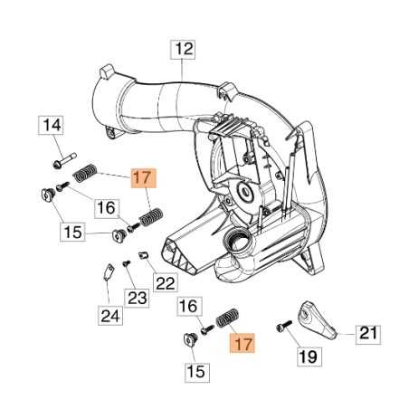 Molla carter ORIGINALE OLEOMAC per soffiatore BV 250 | NewgardenParts.com