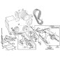 Molla cinghie motore ZNT PG SR ORIGINALE GIANNI FERRARI BFB 95201000006