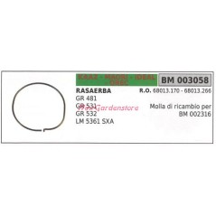 Tondeuse à gazon automotrice à cliquet et à ressort KAAZ GR 481 531 003058 | NewgardenParts.com