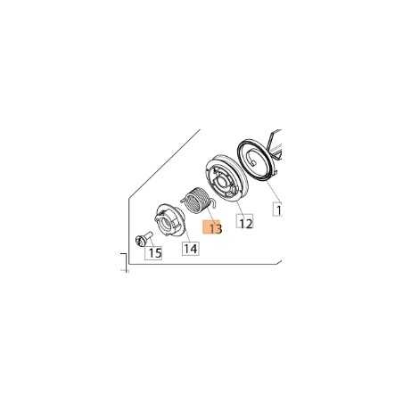 Molla decespugliatore tagliasiepe modelli BC22S BC22T BC240H 61370237R OLEOMAC | NewgardenParts.com