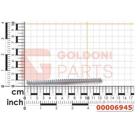 KONISCHE PROPELLERFEDER ORIGINAL GOLDONI 00006945 | NewgardenParts.com