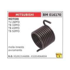 Starter clutch spring MITSUBISHI brushcutter engine TU 26PFD TB 33PFD