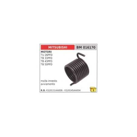 Starter clutch spring MITSUBISHI brushcutter engine TU 26PFD TB 33PFD | NewgardenParts.com