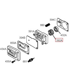 Ressort de diaphragme pour moteur de tondeuse à gazon BRIGGS & STRATTON d'origine 691801 | NewgardenParts.com