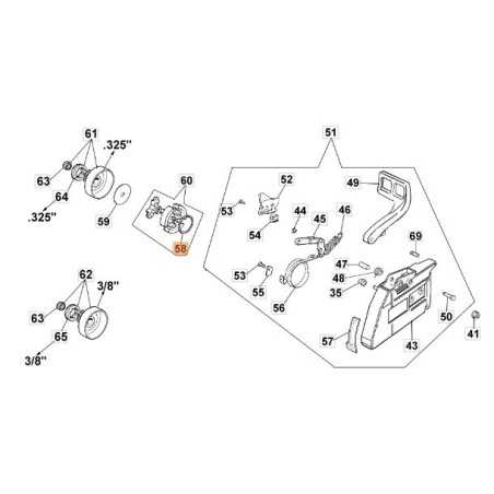 Molla motosega modelli GS630 956 ORIGINALE OLEOMAC 004900137BR 004900137B | NewgardenParts.com