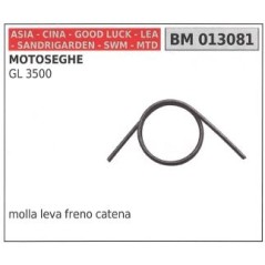 Molla per leva freno catena ASIA per motosega GL 3500 013081