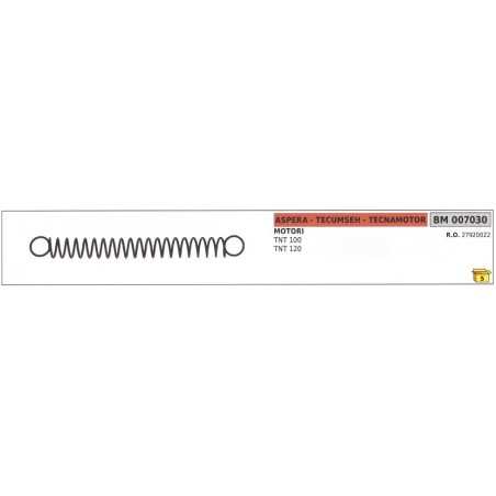 Ressort de régulateur de régime ASPERA pour moteur TNT 100 120 007030 | NewgardenParts.com