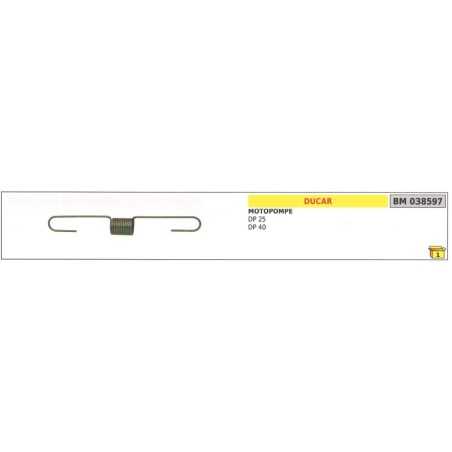 DUCAR speed regulator spring for DP 25 40 motor pump 038597 | NewgardenParts.com