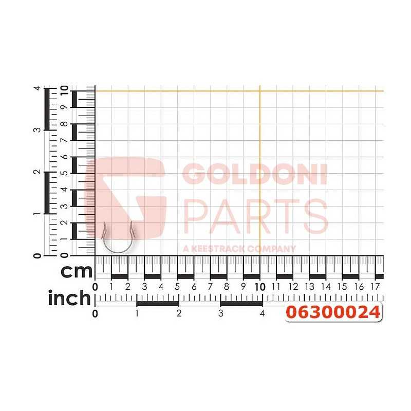 MUELLE DE RETENCIÓN DE LA PALANCA ORIGINAL GOLDONI 06300024