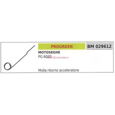 PROGREEN PG 6020 chainsaw throttle return spring 029612 | NewgardenParts.com