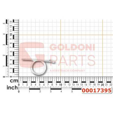 OBSTACLE AU RETOUR DU RESSORT ORIGINAL GOLDONI 00017395 | NewgardenParts.com