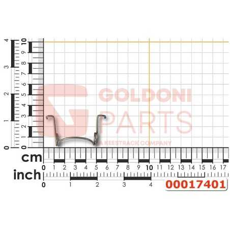 Molla ritorno leva ORIGINALE GOLDONI 00017401