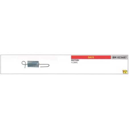 Muelle de retorno de la palanca del regulador de revoluciones DAYE para motor Y139VC 023487 | NewgardenParts.com