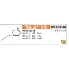 Ressort de démarrage compatible avec la tronçonneuse EMAK OM 251 - 261 - 264 6000139 | NewgardenParts.com