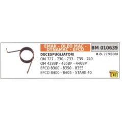 Ressort de démarrage EMAK pour débroussailleuse OM 727 - 730 EFCO 8300 72700088 | NewgardenParts.com
