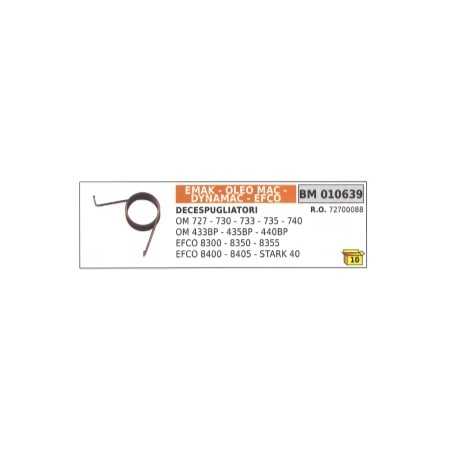 Ressort de démarrage EMAK pour débroussailleuse OM 727 - 730 EFCO 8300 72700088 | NewgardenParts.com