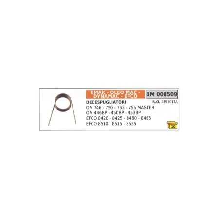 Ressort de cliquet de démarrage EMAK pour débroussailleuse OM 746 - 750 - 753 - 755 MASTER | NewgardenParts.com