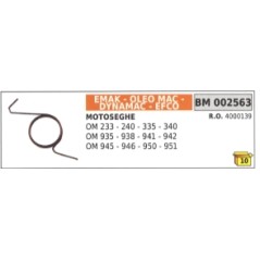 Molla saltarello avviamento EMAK motosega OM 233 - 240 - 335 - 340 4000139 | NewgardenParts.com