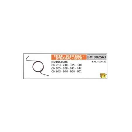 Molla saltarello avviamento EMAK motosega OM 233 - 240 - 335 - 340 4000139 | NewgardenParts.com