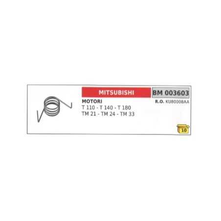 Spring for jumping starter MITSUBISHI brushcutter T110 - T140 - T180 - TM21 | NewgardenParts.com