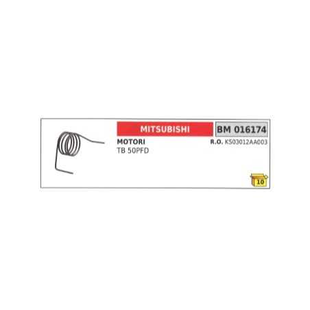 Spring for jumping starter MITSUBISHI brushcutter TB 50PFD KS03012AA003 | NewgardenParts.com