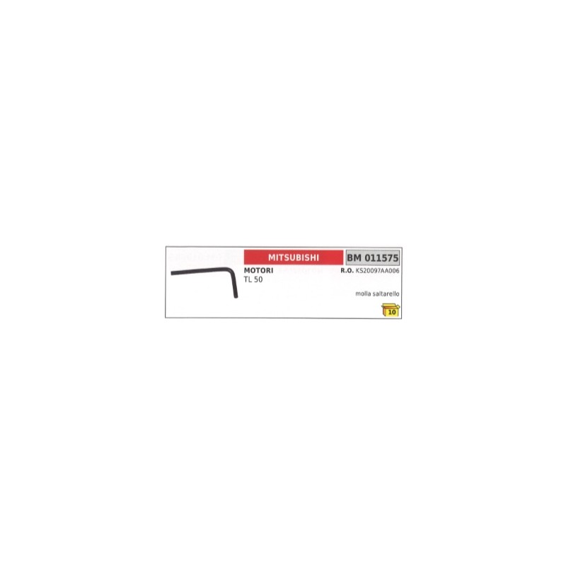 Spring for MITSUBISHI brushcutter TL50 KS20097AA006