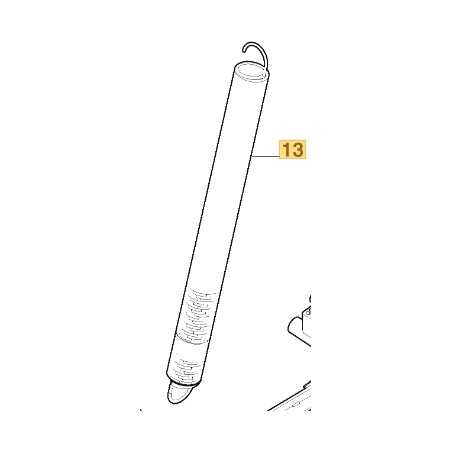Spring lifting system ORIGINAL STIGA for tractor unit Gyro 700e 137430120/0 | NewgardenParts.com