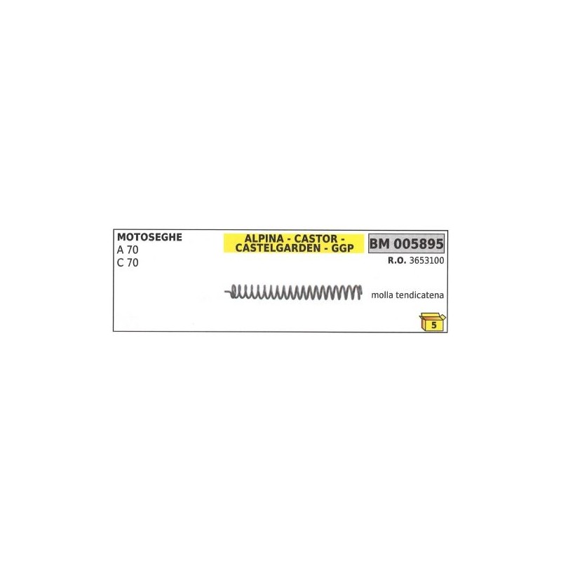 ALPINA chain tensioner spring for chain saw A 70 C 70 005895