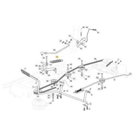 Traction spring ORIGINAL STIGA lawn tractor mower 1330m - 1538m 125430262/0 | NewgardenParts.com
