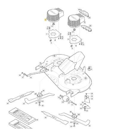 Right-hand blade drive motor ORIGINAL STIGA ESTATE 384e 118563745/1 | NewgardenParts.com