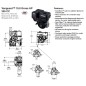 Motor BRIGGS & STRATTON horizontale Welle VANGUARD 10 PS 305 cc 19L237-0319-F1