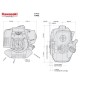 Motore completo 2 tempi decespugliatore TJ45E KAWASAKI 45cc SOSTITUTIVO