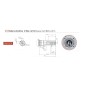 Complete petrol engine ZANETTI ZBM270BL12 272 cc cylindrical shaft Ø 25.4 COMPACT