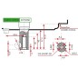 Motor COMPLETO Emak K800 OHV cortacésped 196cc eje especial 22x66