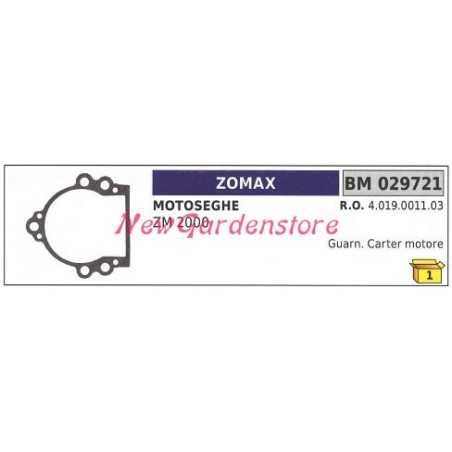 Gasket engine crankcase ZOMAX brushcutter ZM 2000 029721 | NewgardenParts.com