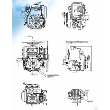 Complete Honda GXR120 engine horizontal shaft heavy single-cylinder flywheel
