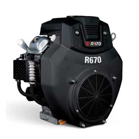 Motore completo RATO R670 motocoltivatore albero orizz.25,4mm 670cc no serbatoio | NewgardenParts.com