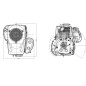 Motor completo LONCIN TRE0701 de alta resistencia volante 432cc eje vertical Motor completo LONCIN TRE0701 de alta resistencia volante 432cc eje vertical