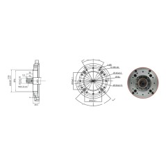 Motore completo ZANETTI ZDM88C1MV 474 cc albero conico Di 23 autoavvolgente | NewgardenParts.com