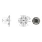 Moteur complet ZANETTI ZDM88C1MV 474 cc arbre conique De 23 auto-enrouleur Moteur complet ZANETTI ZDM88C1MV 474 cc arbre conique De 23 auto-enrouleur