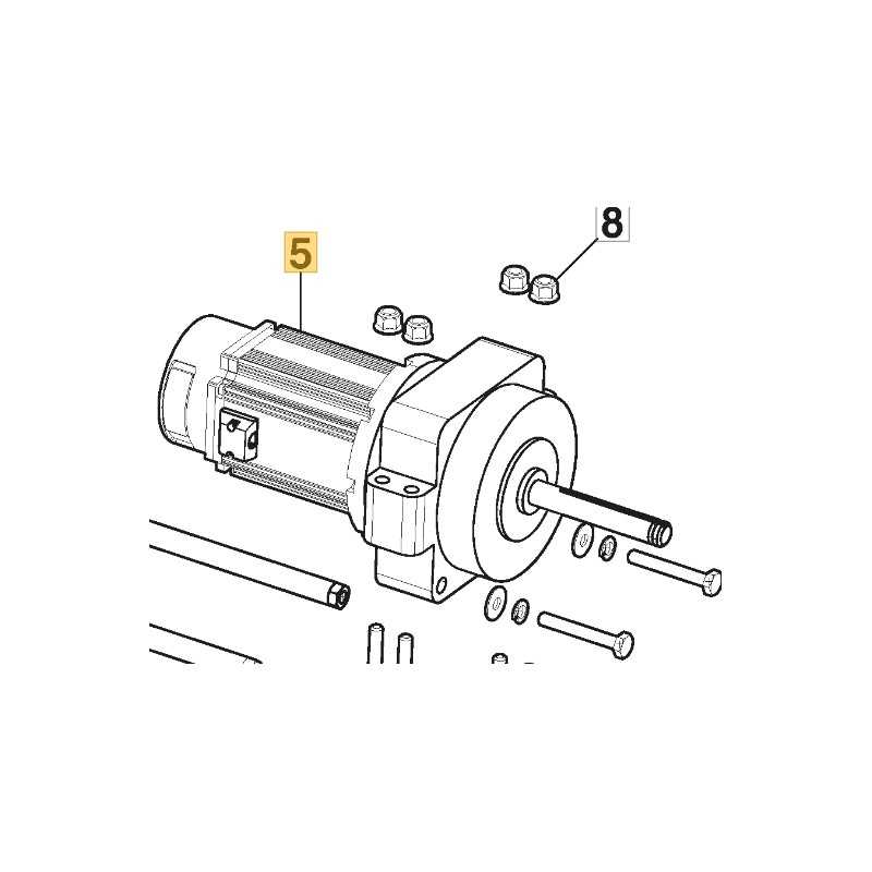 Linermotor links ORIGINAL STIGA Rasentraktor Gyro 700e 118401013/0