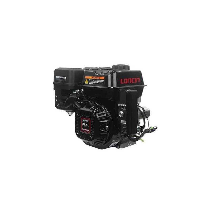 Motore LONCIN cilindrico 19.05x60 212cc Orizzontale completo strappo+elettrico