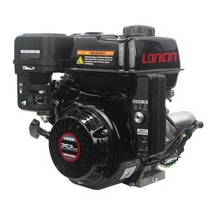 LONCIN moteur cylindrique 25.4x80 252cc complet essence + électrique | NewgardenParts.com