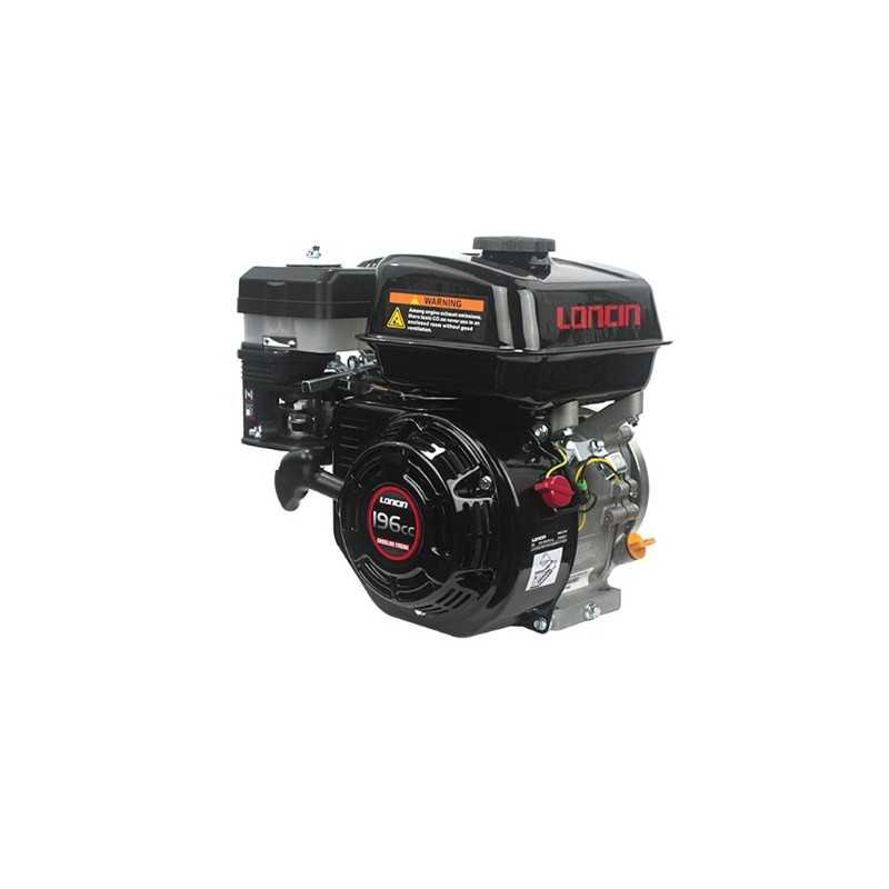 LONCIN Konusmotor 23mm 196cc komplett mit Benzin-Horizontalzugmäher