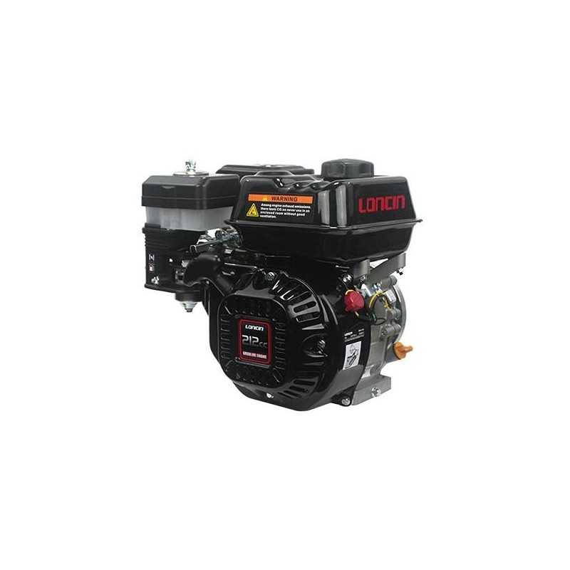 LONCIN Motor Cónico 23mm 212cc Completo Arrancador Gasolina Horizontal
