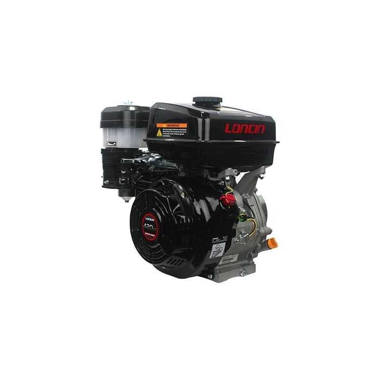 LONCIN motor cónico 23mm 420cc 12.3 Hp completo gasolina motor de retroceso horizontal