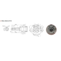 Motor ZANETTI BENZINA ZBM420L3EV cilíndrico arranque eléctrico | NewgardenParts.com