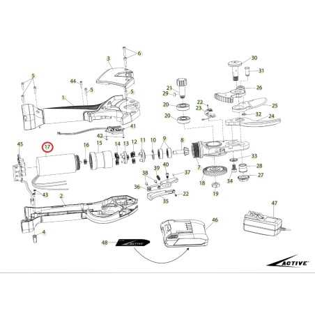 ORIGINAL ACTIVE motor tijera tigercut 35 modelo 025952 | NewgardenParts.com