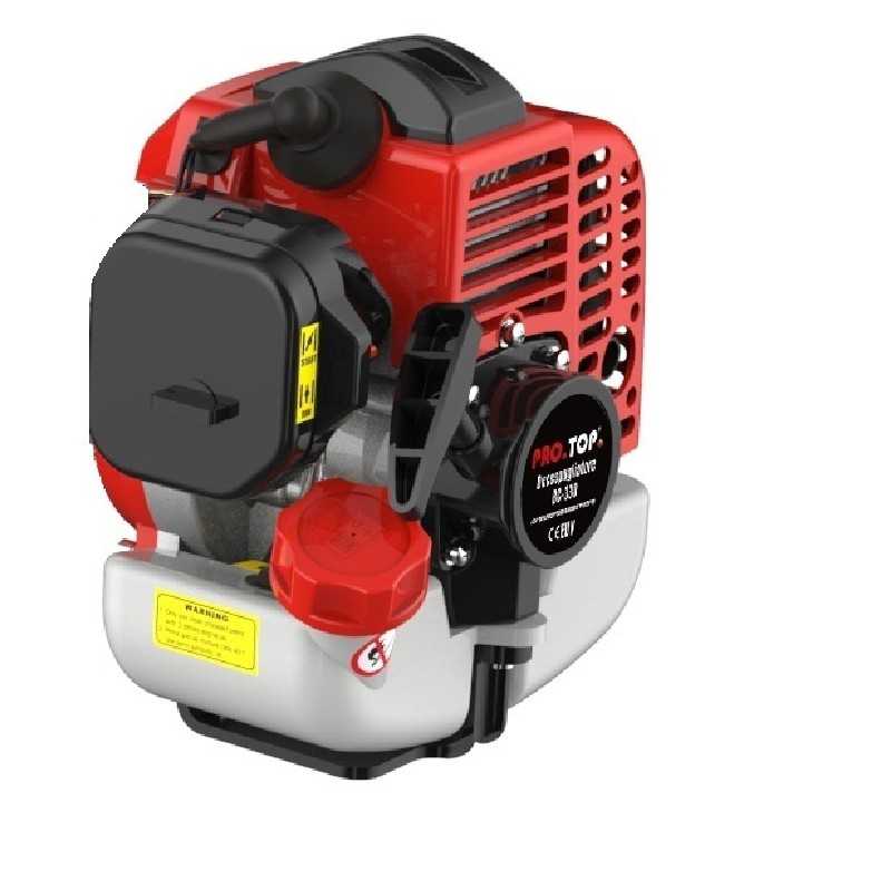 Motore PRO.TOP TT-1E36F 2 tempi 33cc EURO V raffreddamento ad aria Øcampana 78mm